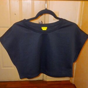 Black Cropped T-Shirt